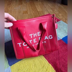 Marc Jacobs Red Mini Tote Bag